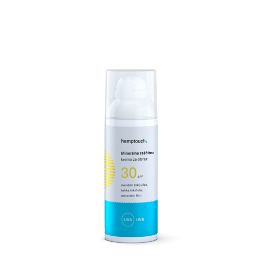 Hemptouch, Mineralna zaščitna krema za obraz SPF 30, 50 ml