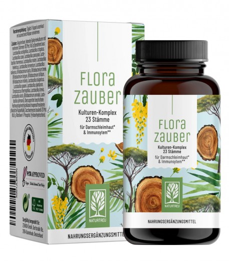 Florazauber, probiotični kompleks 23 sevov, 60 kapsul