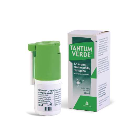 Tantum Verde 1,5 mg/ml oralno pršilo, raztopina