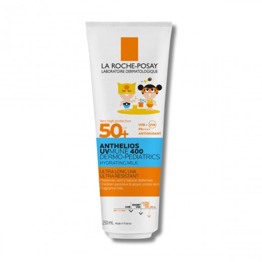 La Roche-Posay, ANTHELIOS UVMUNE 400 DERMO - PEDIATRICS Vlažilno mleko za zaščito pred soncem za otroke SPF 50+, 250 ml