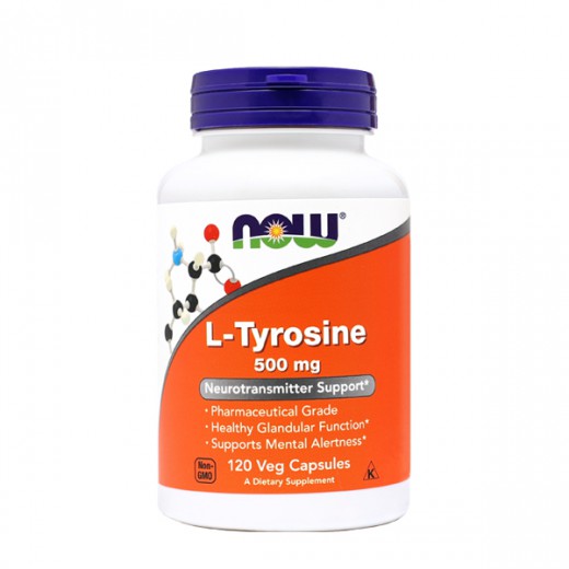 NOW L- Tirozin 500 mg, 120 cps