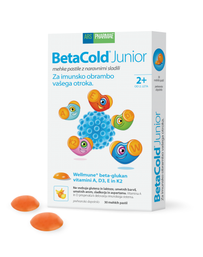 BetaCold Junior, 30 mehkih pastil