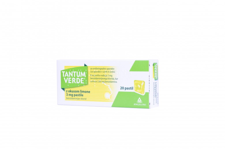 Tantum Verde z okusom limone 3 mg pastile