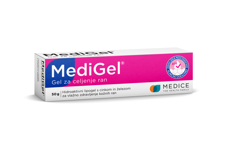 MediGel gel za celjenje ran, 50 g