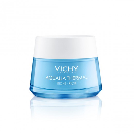 VICHY, AQUALIA THERMAL Bogata krema za vlaženje za suho kožo, 50 ml