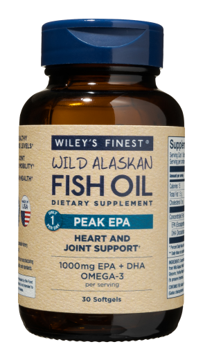 Wild Alaskan fish oil, peak EPA, 30 mehkih kap