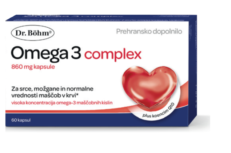 Dr. Böhm, omega 3 kompleks, 60 kapsul