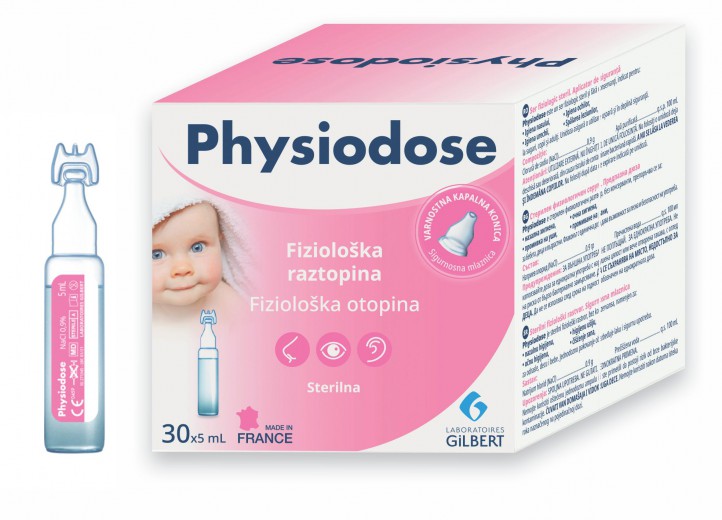 Physiodose - fiziološka raztopina 30x5 ml