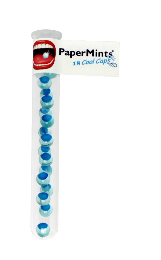 PaperMints, osvežilne pastile mentol, 18 pastil