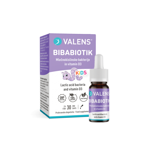 Valens, BibaBiotik kapljice, 7,5 ml