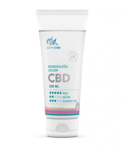 Alpha CBD, Dermatološki losjon CBD, 200 ml