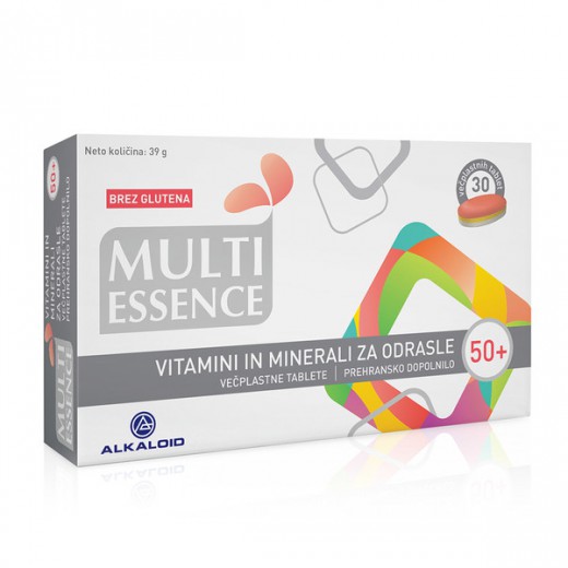 MULTI ESSENCE Vitamini in minerali za odrasle 50+