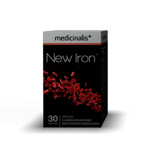 Medicinalis+, New Iron, 30 kapsul